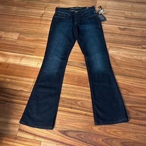 Mavi jeans mid rise classic bootcut‎ dark wash jeans woman's 27